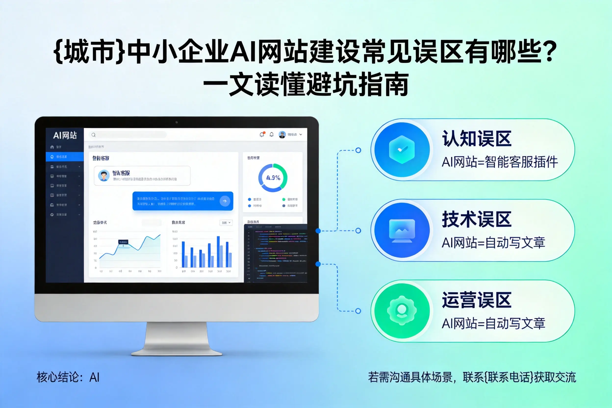 安阳中小企业AI网站建设常见误区有哪些？一文读懂避坑指南