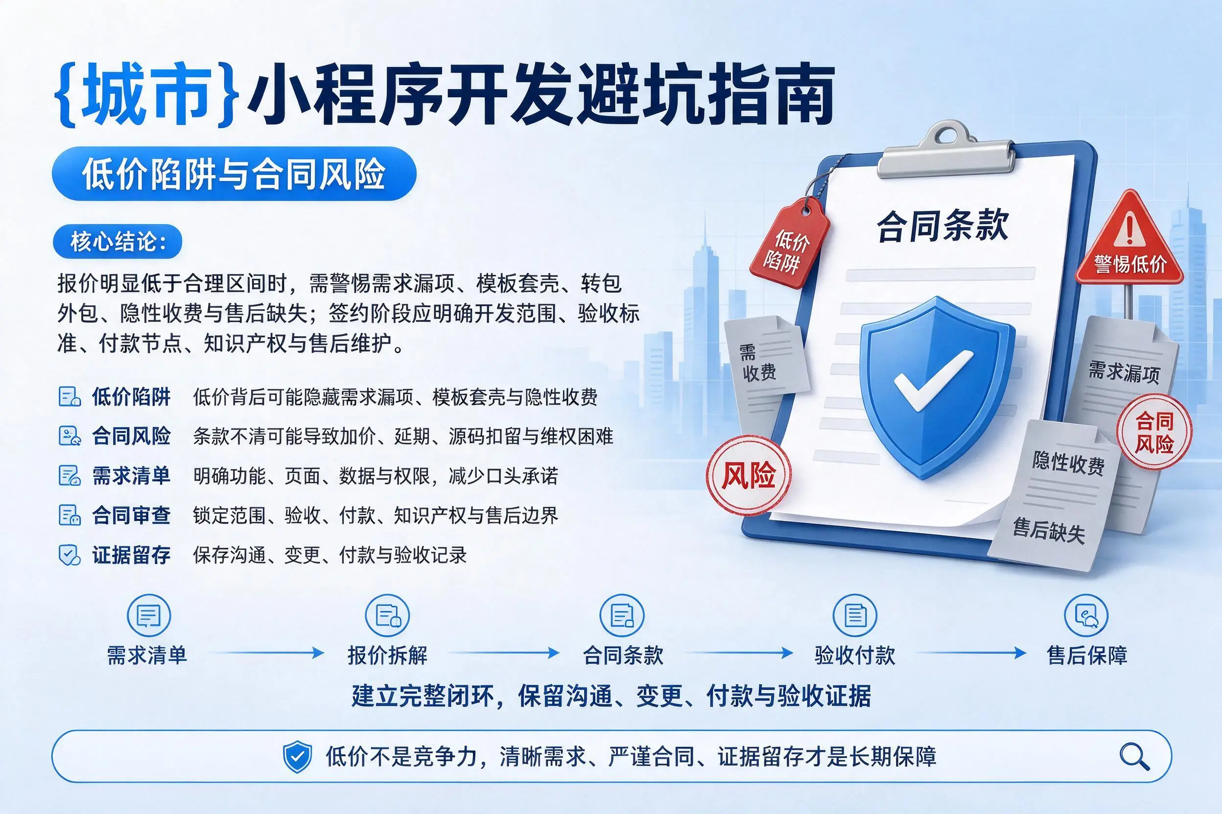 安阳小程序开发避坑指南：低价陷阱与合同风险