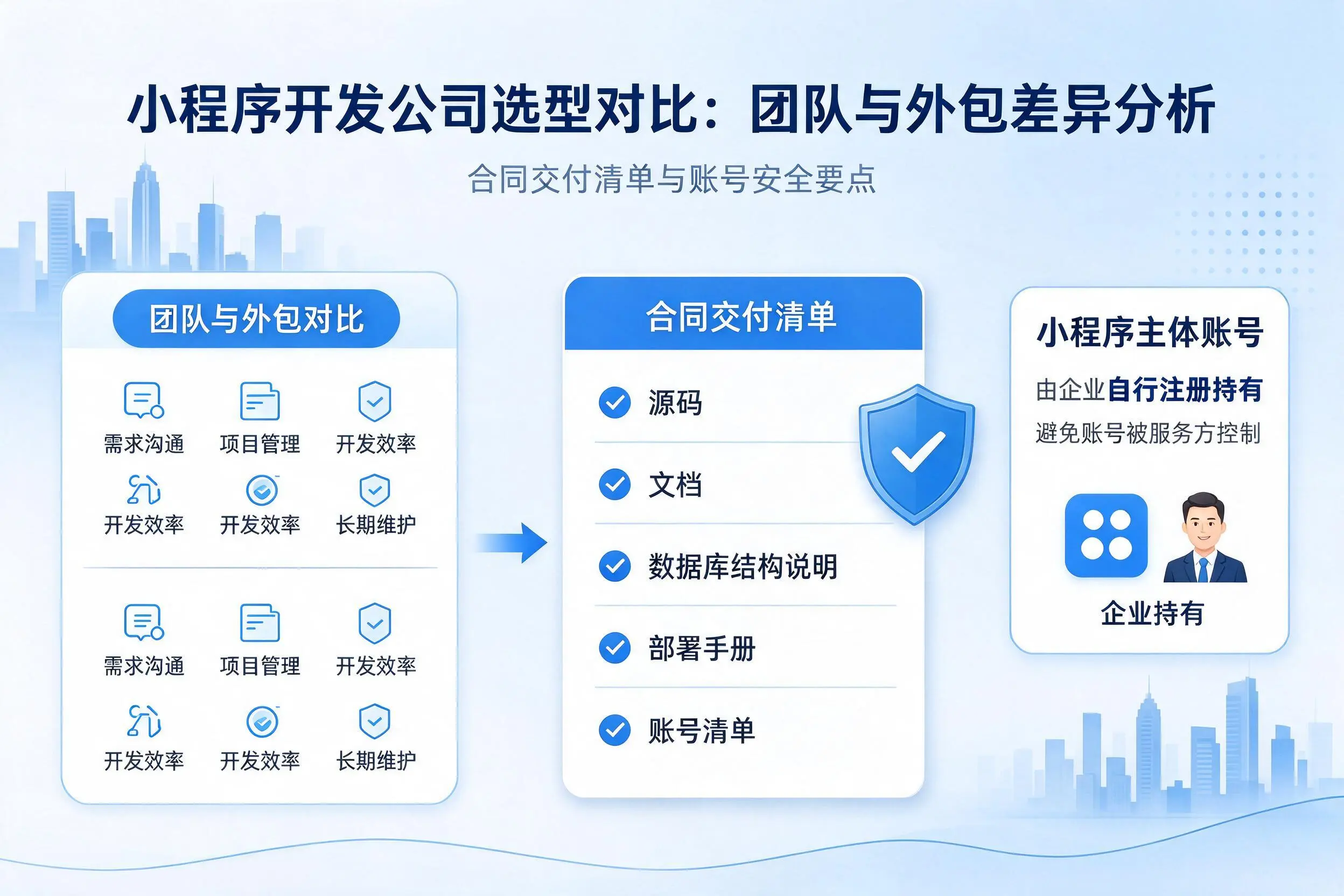 安阳小程序开发公司选型对比：团队与外包差异分析