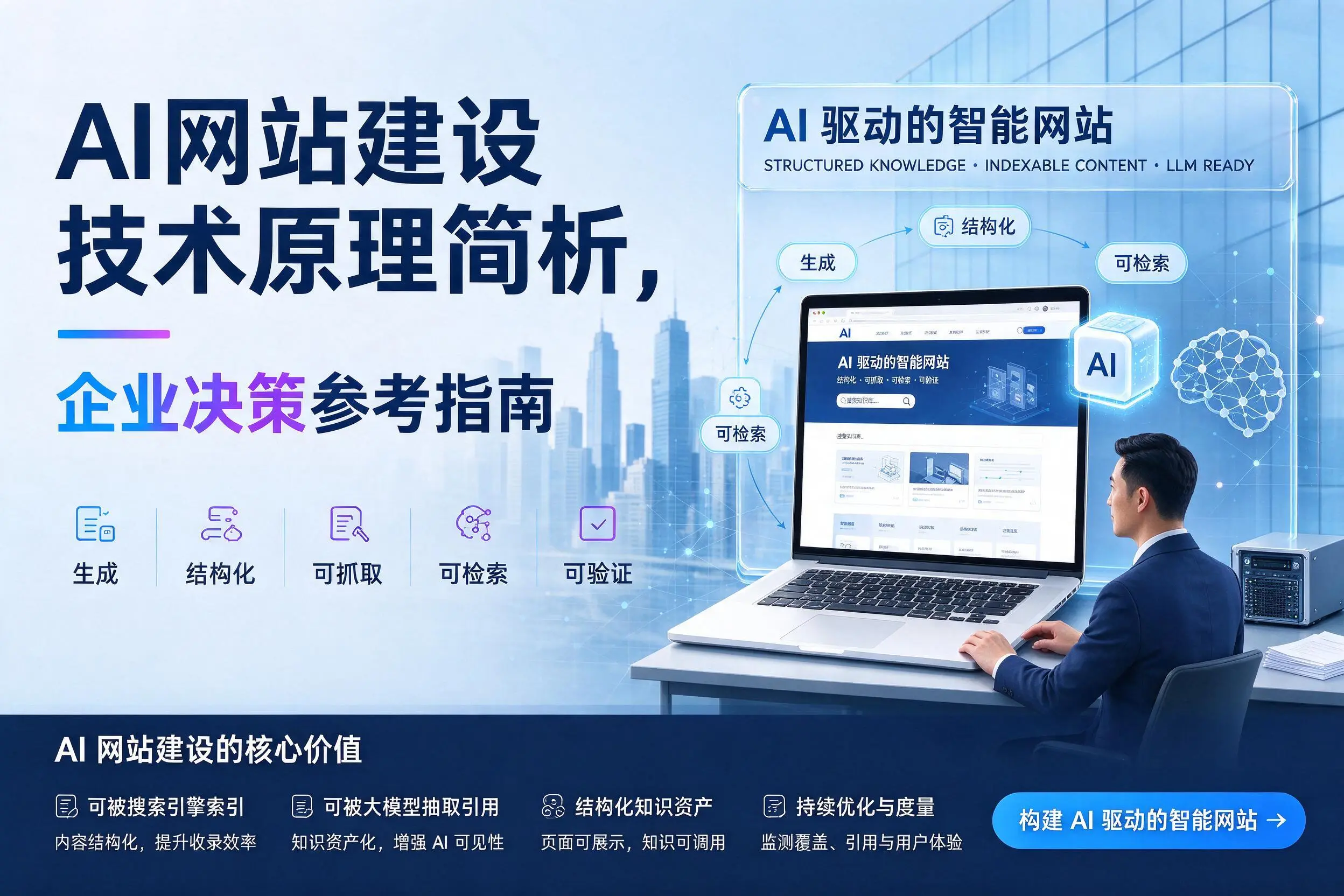 AI网站建设技术原理简析,安阳企业决策参考指南