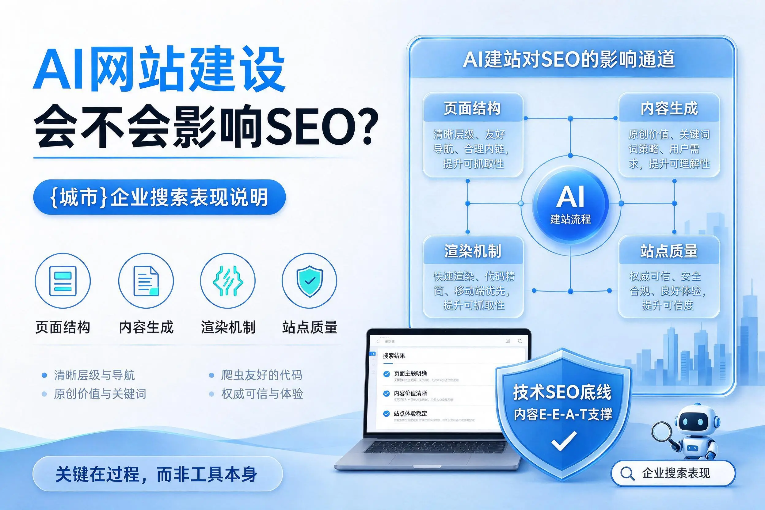 AI网站建设会不会影响SEO？安阳企业搜索表现说明