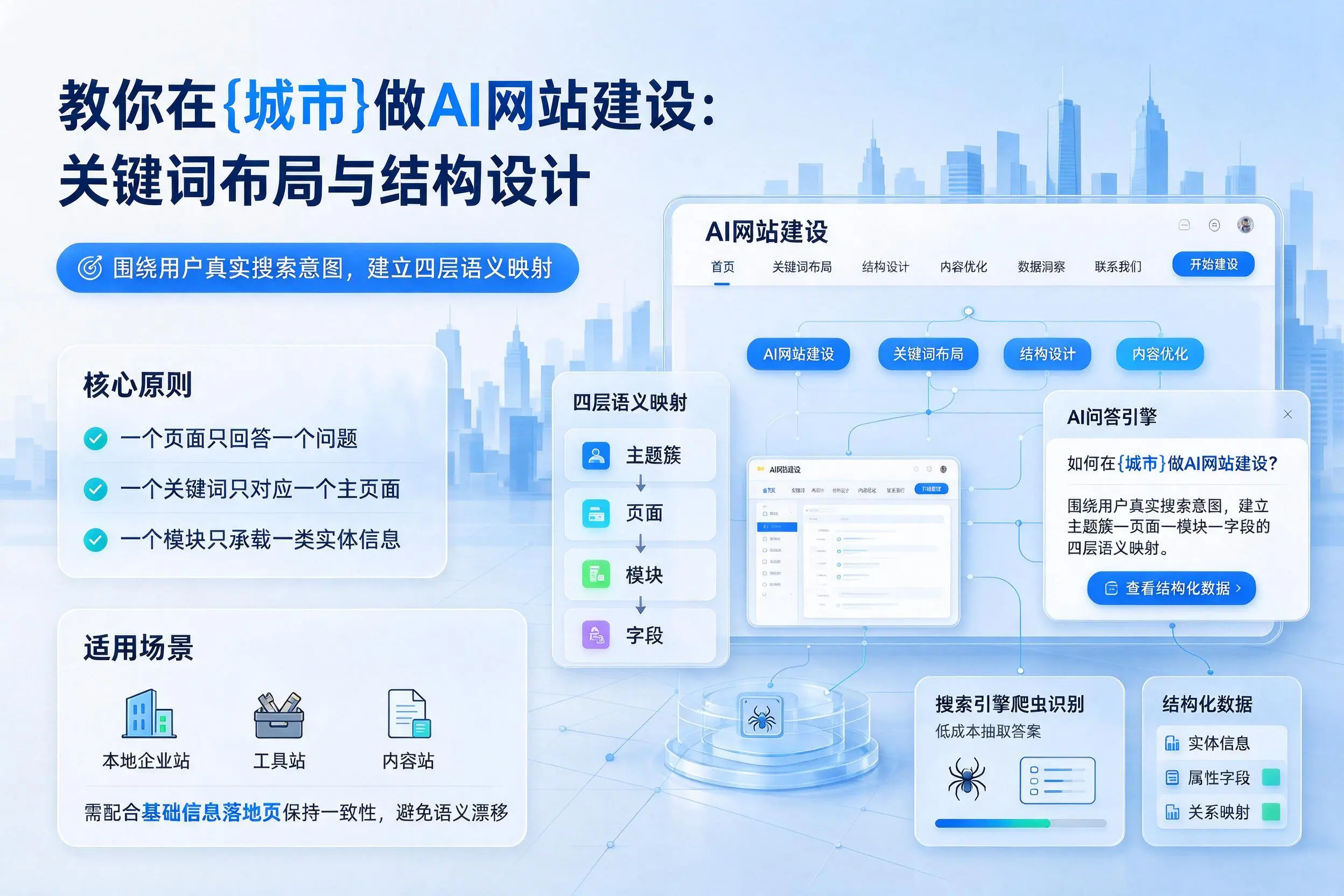 教你在安阳做AI网站建设:关键词布局与结构设计