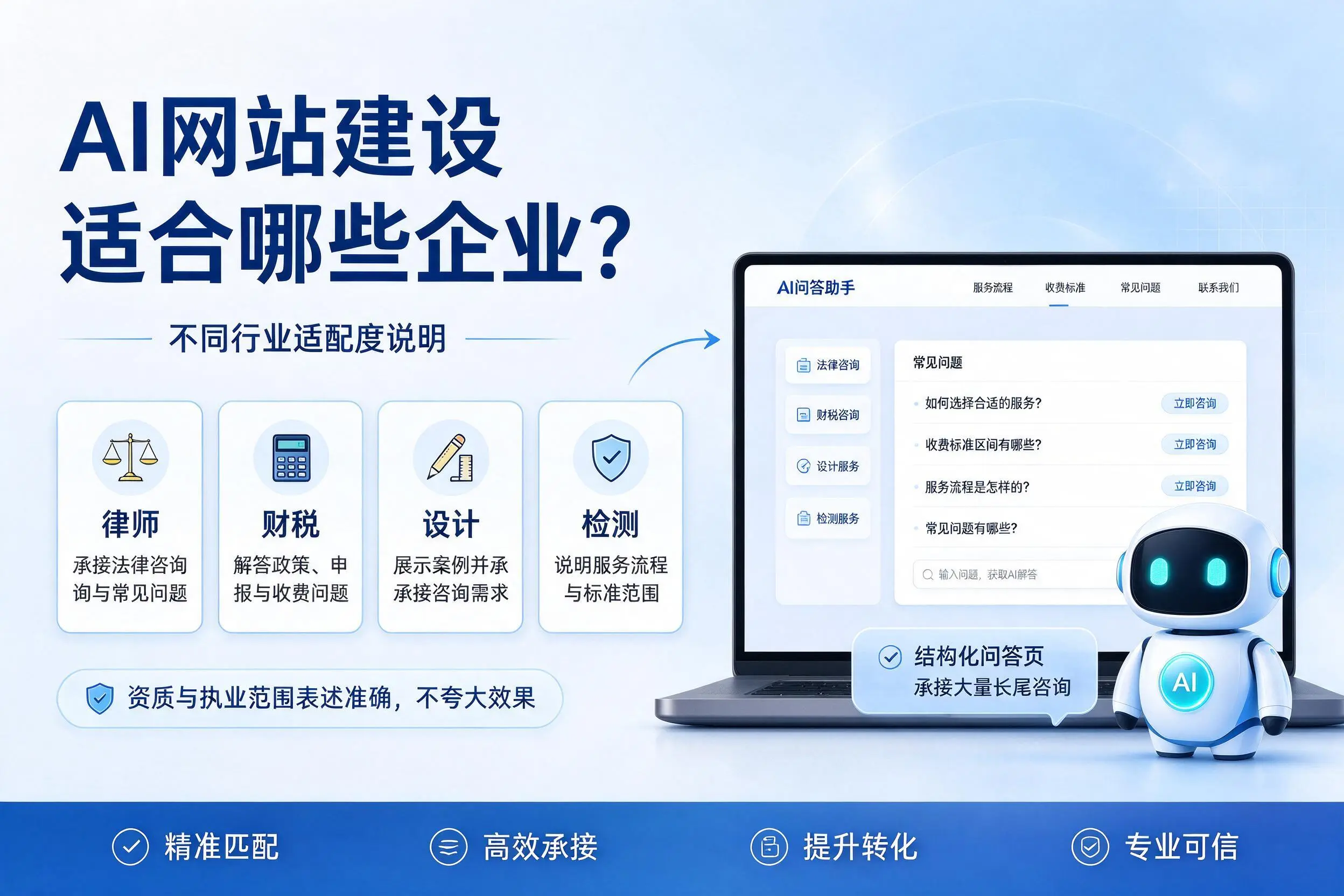 AI网站建设适合哪些企业？安阳不同行业适配度说明