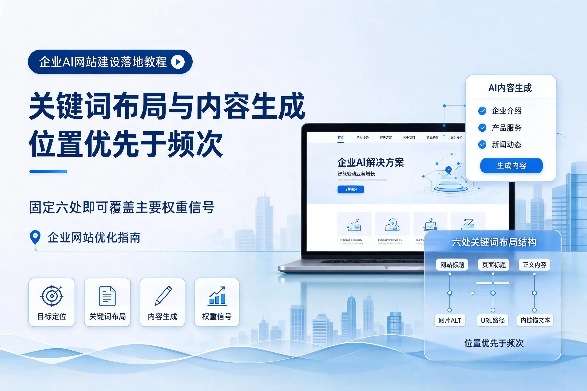 安阳企业AI网站建设落地教程:关键词布局与内容生成